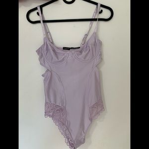 UO Out from Under a Little Spicy Bustier Bodysuit